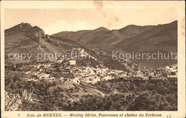 Meknes Moulay Idriss Zerhoun