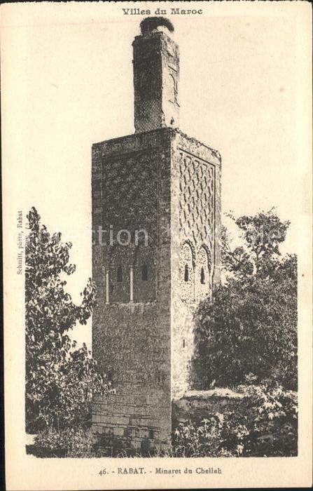 Rabat Marokko Minaret Chellah