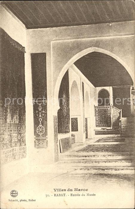 Rabat Marokko Entree Musee