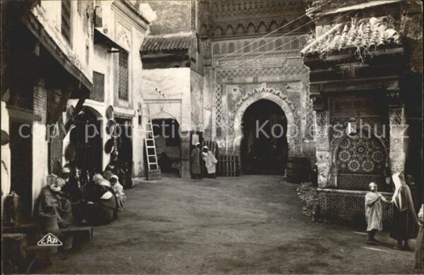 Fes Fez Maroc Porte Fontaine Nejjarine