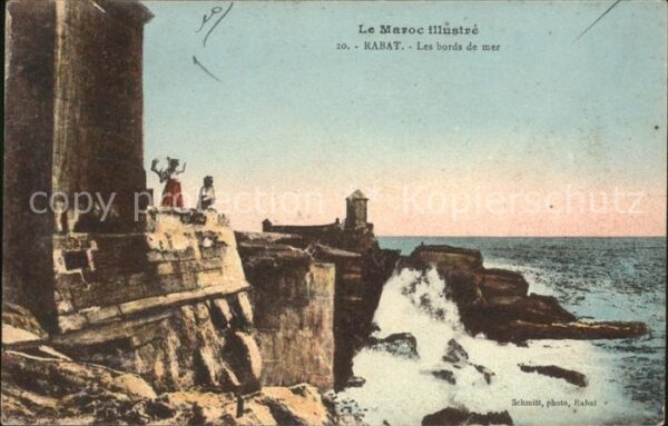 Rabat Marokko Les bords de mer