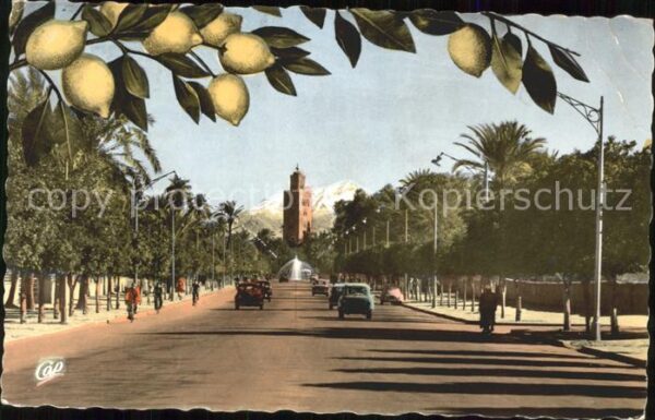 Marrakech Marrakesch L'Avenue Mohammed V