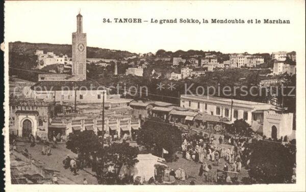 Tanger Tangier Tangiers Le grand Sokko Mendoubia Marshan