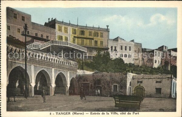 Tanger Tangier Tangiers Entree de la Ville cote du Port