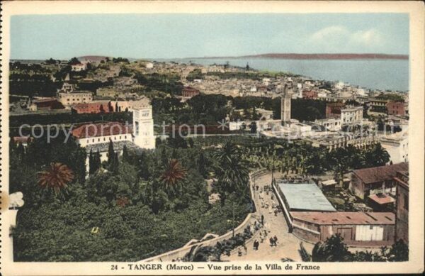 Tanger Tangier Tangiers Vue prise de la Villa de France