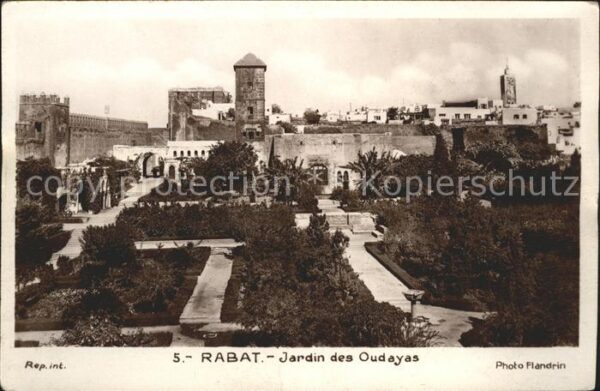 Rabat Marokko Jardin des Oudayas