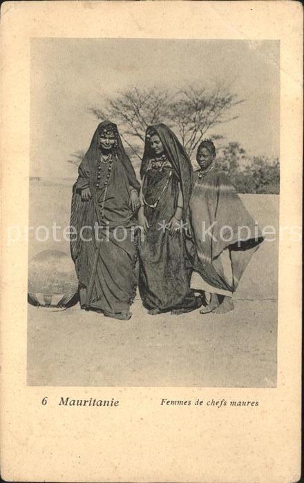 Marokko Maroc Maurianie Femmes de chefs maures