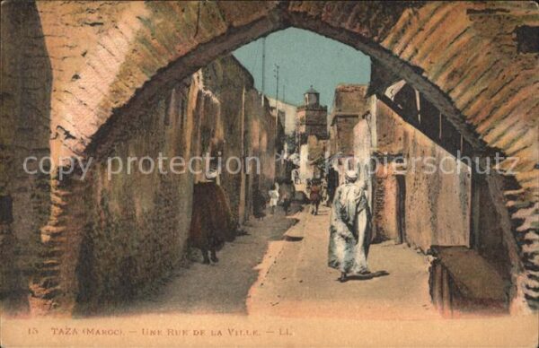 Taza Maroc Une Rue de la Ville