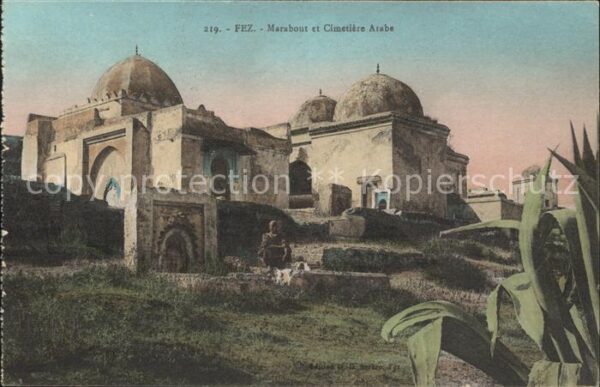 Fes Fez Maroc Marabont Cimetiere Arabe