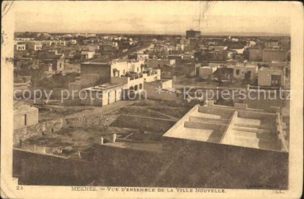 Meknes Vue Ensemble Ville Nouvelle