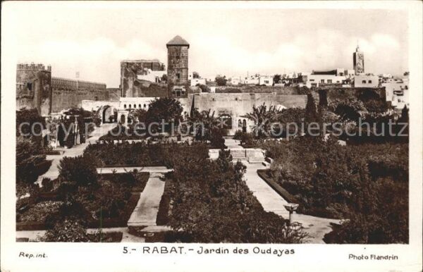 Rabat Marokko Jardin Oudayas