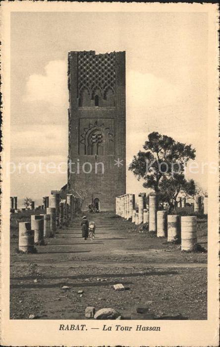 Rabat Marokko La Tour Hassan