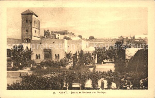 Rabat Marokko Jardin Medersa Oudayas