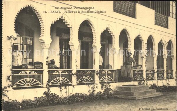 Rabat Marokko Facade de la Redisidence Generale