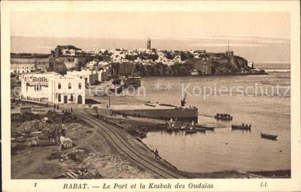Rabat Marokko Le Port Kasbah Oudaias