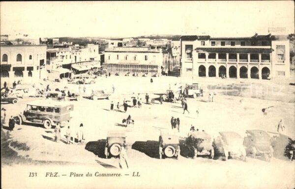 Fes Fez Maroc Place Commerce