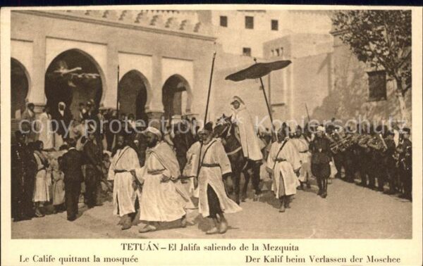 Tetuan Kalif Verlassen Moschee