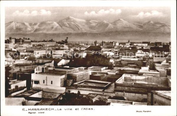 Marrakech Marrakesch La ville et Atlas