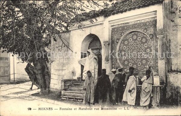 Meknes Fontaine Marabout Roumzine