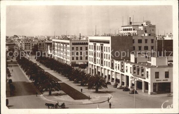 Rabat Marokko Avenue Marechal Lyautey