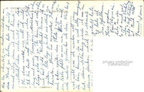 Casablanca Boulevard Zouaves Rue Foucault – Bild 2