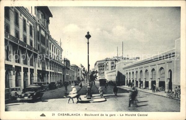 Casablanca Boulevard de la gare Le Marche Central