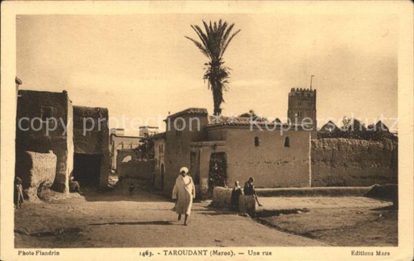 Marokko Maroc Taroudant Une rue