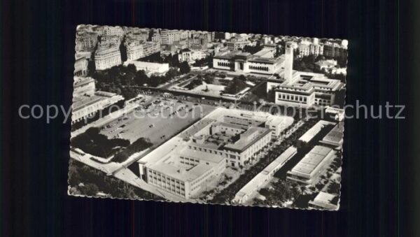 Casablanca Le centre Administratif Fliegeraufnahme