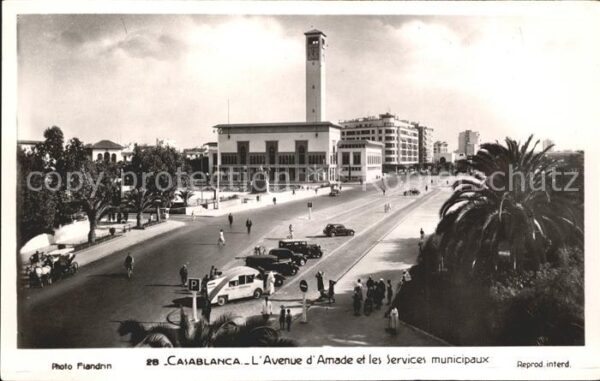Casablanca Avenue Amade Services munipaux