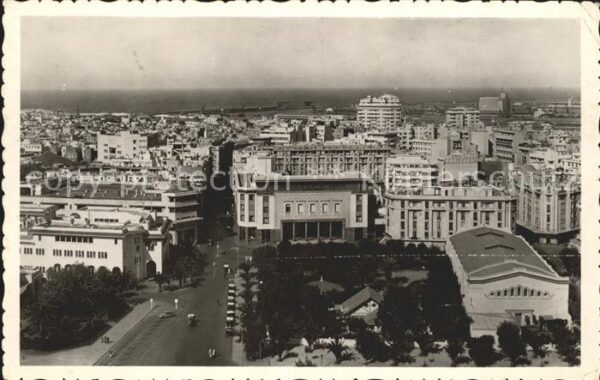 Casablanca Vue de la Poste Avenue Amade