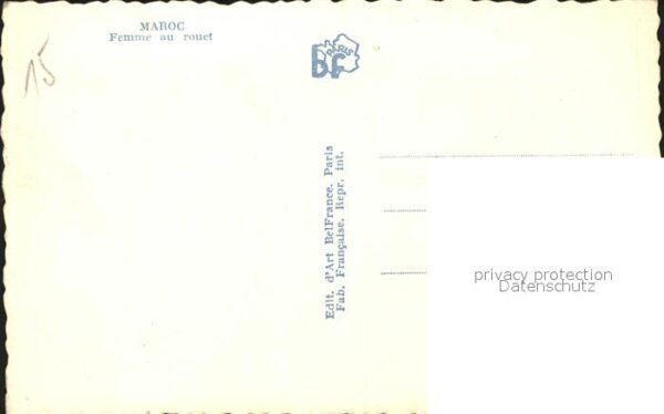 Maroc Marokko Femme rouet – Bild 2