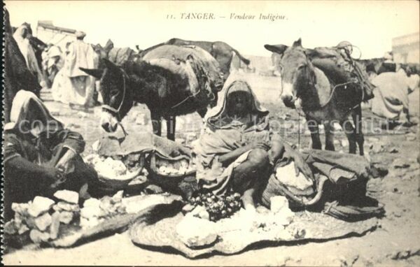 Tanger Tangier Tangiers Vendeur Indigene