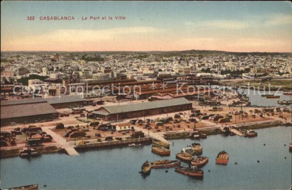 Casablanca Le Port Ville Boote