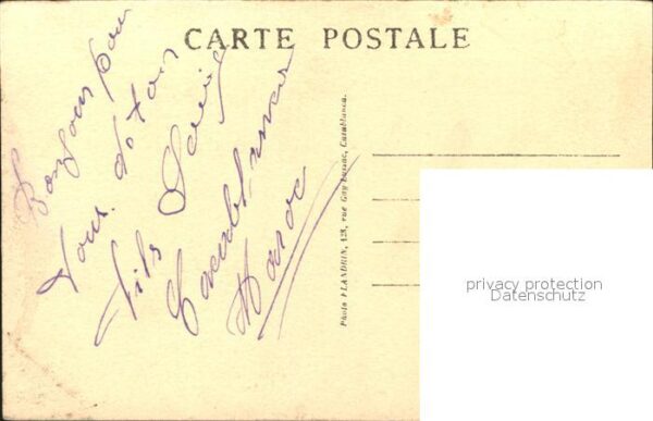 Casablanca Fliegeraufnahme Boulevard Lorraine – Bild 2