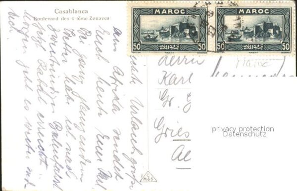 Casablanca Boulevard 4 eme Zouaves – Bild 2