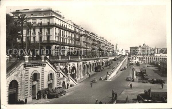 Alger Algerien Les Rampes et Boulevard de la Republiqu