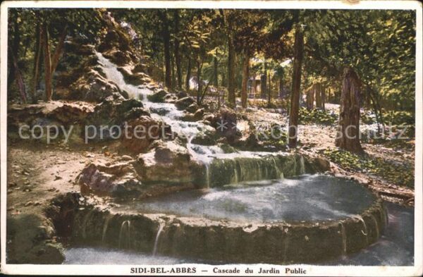 Sidi-Bel-Abbes Cascade du Jardin Public