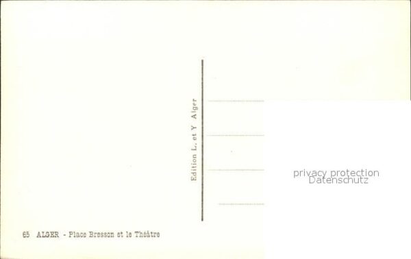 Alger Algerien Place Bresson Théatre – Bild 2