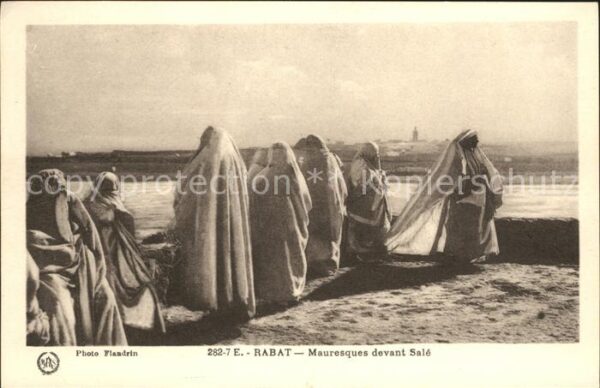 Rabat Marokko Mauresques devant Salé