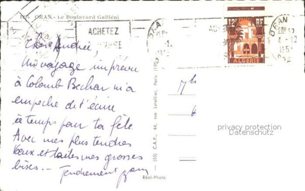 Oran Algerie Le Boulavard Galliéni – Bild 2