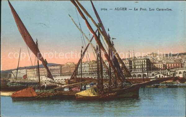 Alger Algerien Le Port Les Caravelles