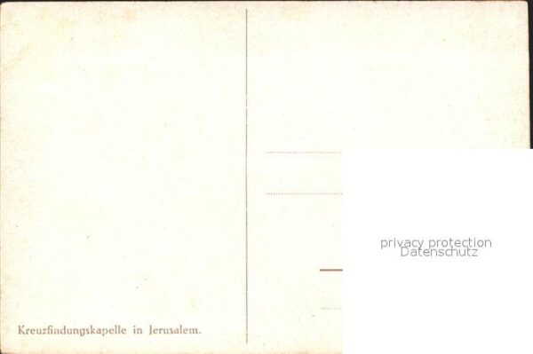 Jerusalem Yerushalayim Kreuzfindungskapelle – Bild 2