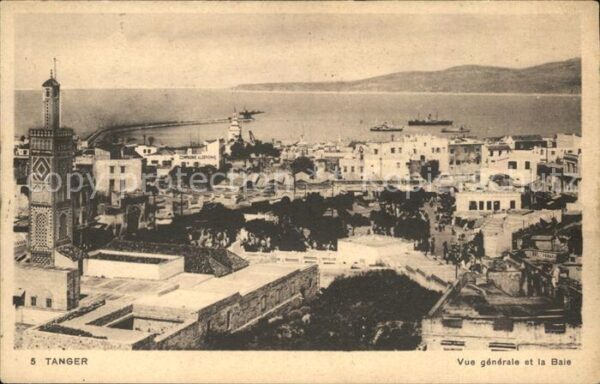 Tanger Tangier Tangiers Vue generale et la Baie