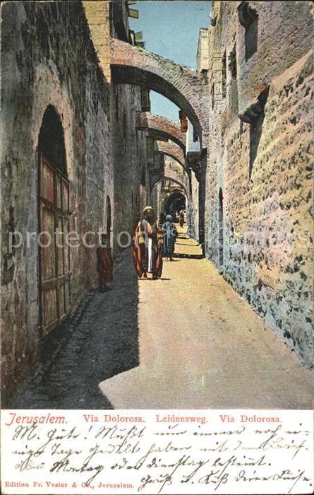 Jerusalem Yerushalayim Via Dolorosa Leidensweg