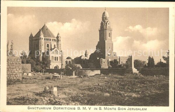 Jerusalem Yerushalayim Sanctuarium Dormitionis BMV in S Monte