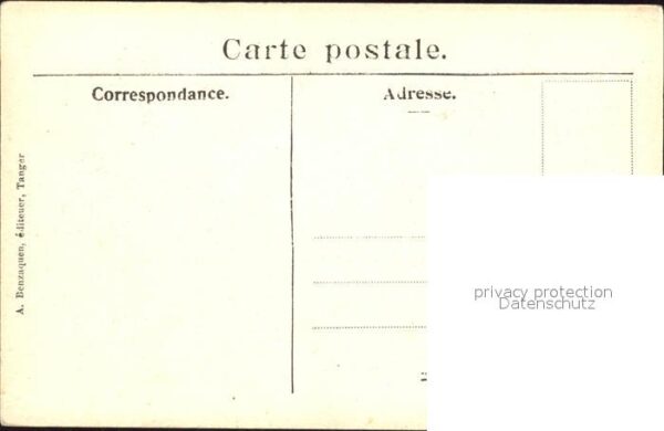 Tanger Tangier Tangiers Entree du Palais du Gouverneur – Bild 2