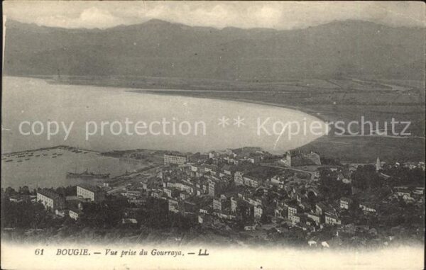 Bougie Bejaia Algeria Vue prise du Gourraya