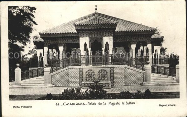 Casablanca Palais de Sa Majeste le Sultan