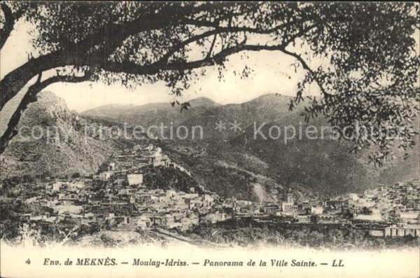 Meknes Moulay Idriss Panorama de la Ville Sain