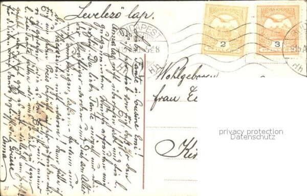 Budapest Donaublick mit Kettenbrücke – Bild 2